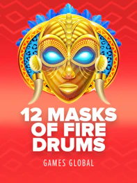 12 Masks of Fire Drums